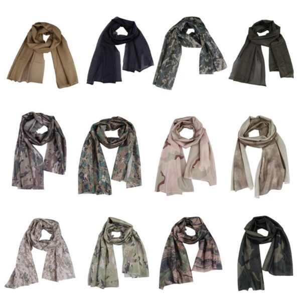 Camouflage Breathable Mesh Scarf