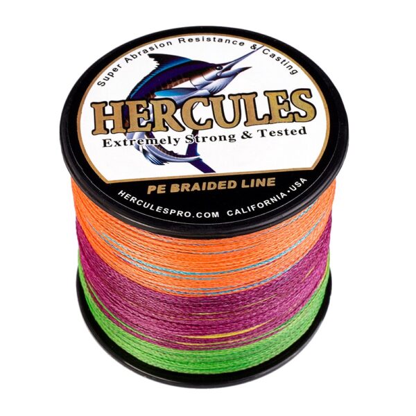 Multicolor PE 4 Strands Braided Fishing Line - Image 4