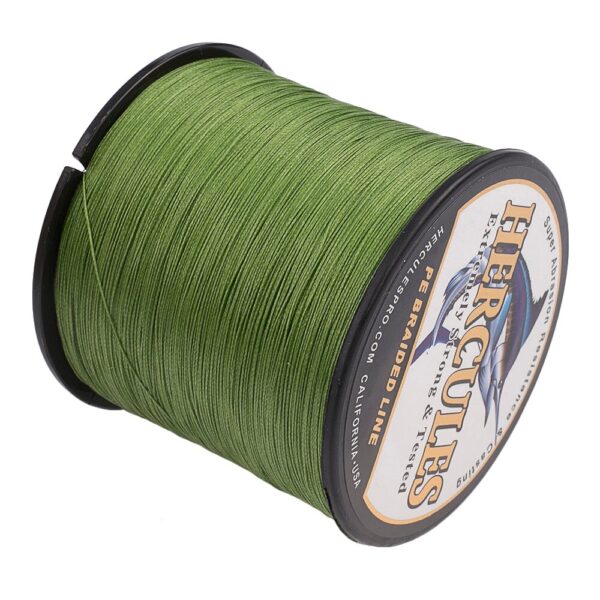 8 Strands Braided Army Green PE Fishing Line - Image 6