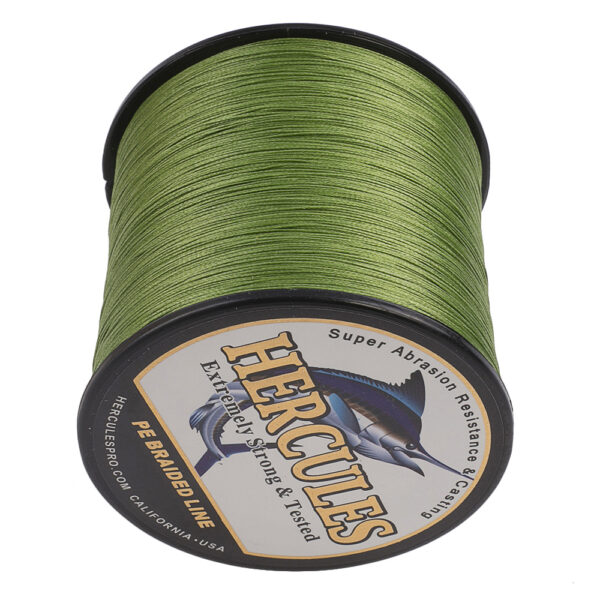 8 Strands Braided Army Green PE Fishing Line - Image 4