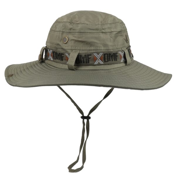 Unisex Waterproof Safari Hat with Strap - Image 4