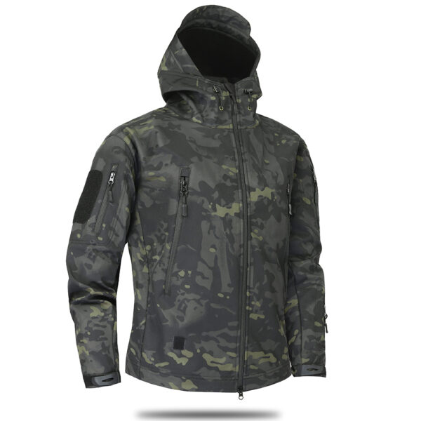 Camouflage Autumn Men's Jacket - Image 3